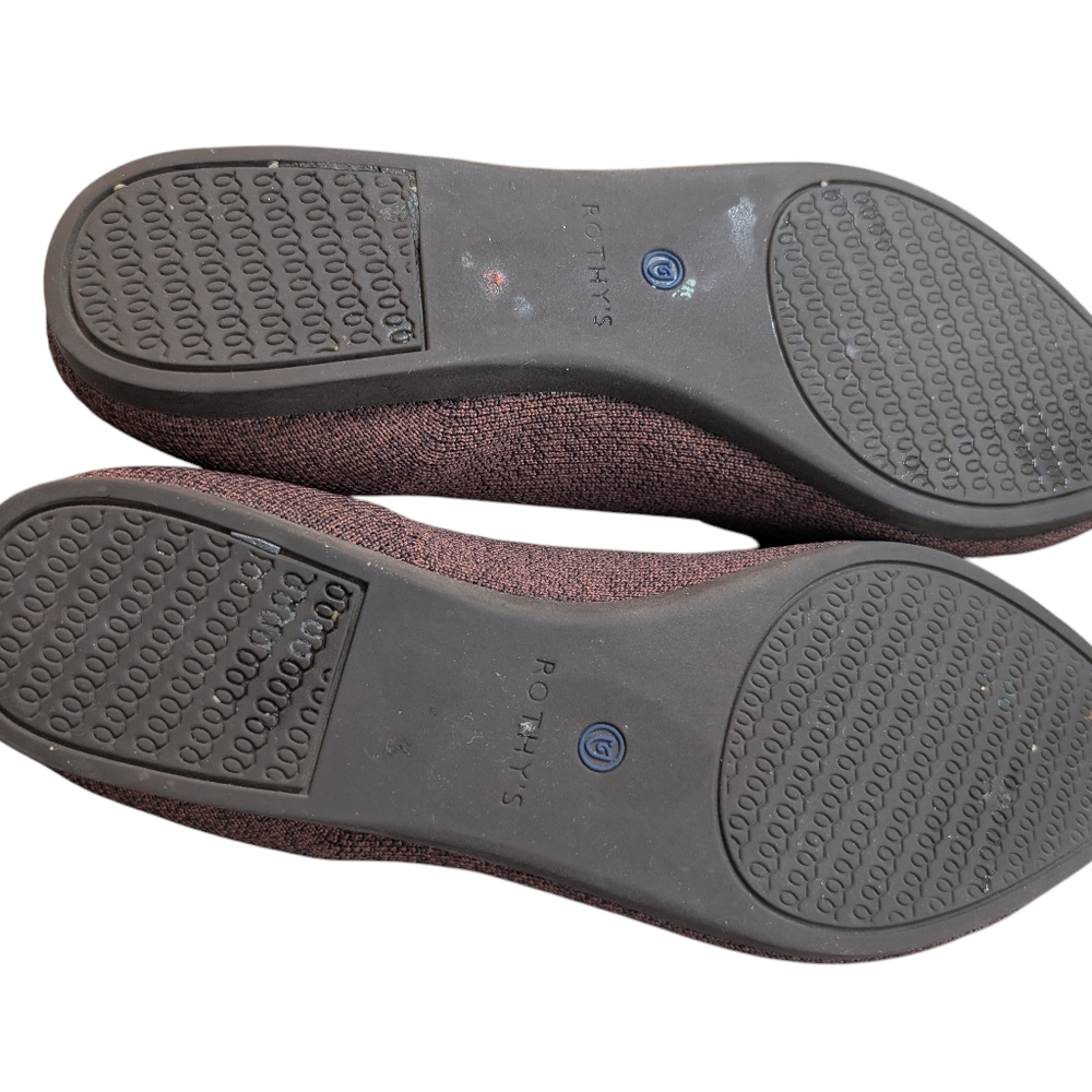 Rothy's Truffle Python The Pointed Toe Flats...Si… - image 4